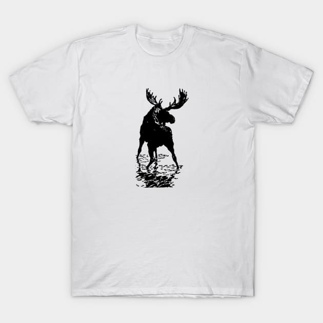 Moose T-Shirt by scdesigns